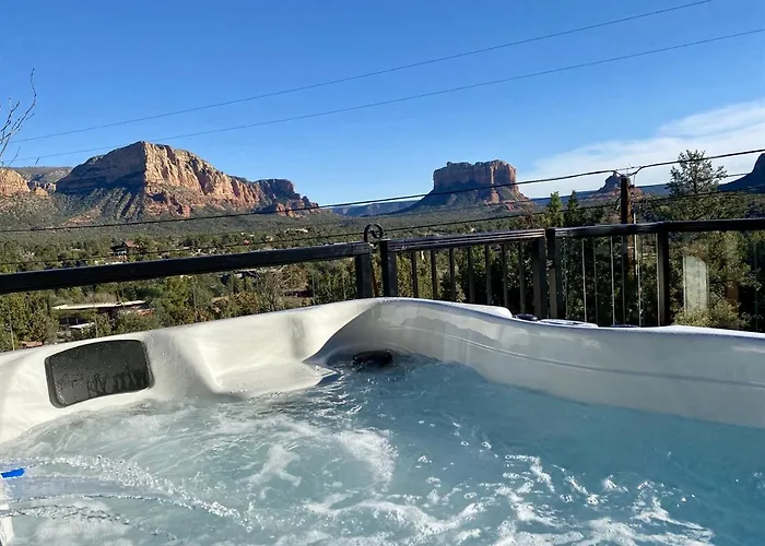 Perfect Couples Getaway Private Hot Tub Panoramic Red Rock Views