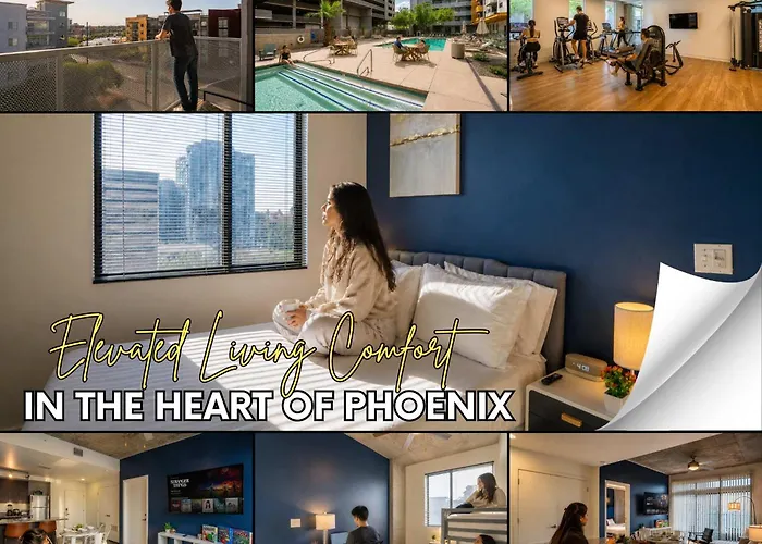 Near Art District With Gym Pool And Free Parking