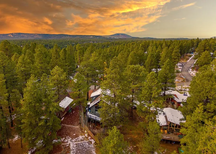 Cozy Hilltop Retreat Quiet Street Near Downtown And Nau Private Forested Setting