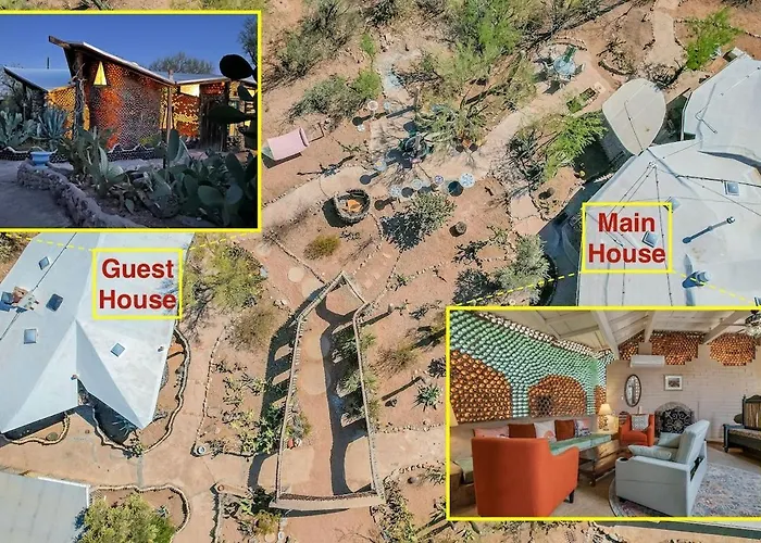 Tucson Bottle House - Both Main And Guest Houses