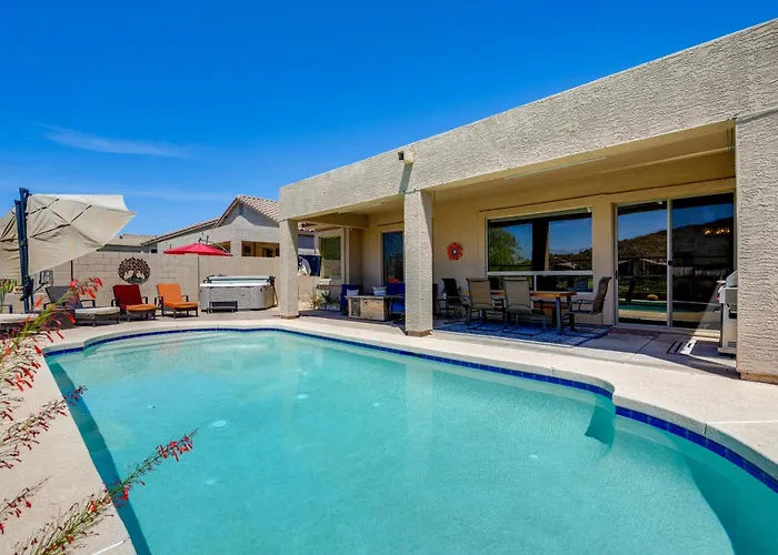 On Fairway! Home W/ Private Hot Tub & Pool In Mesa