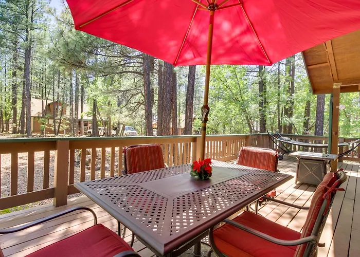 Large Deck & A/C! Serene Family Retreat In Pinetop