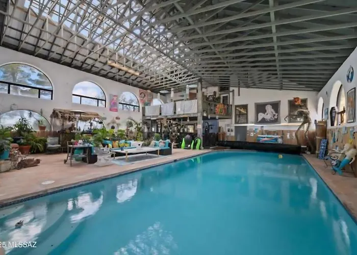 Beautifully Bewitching Mansion Indoor Pool