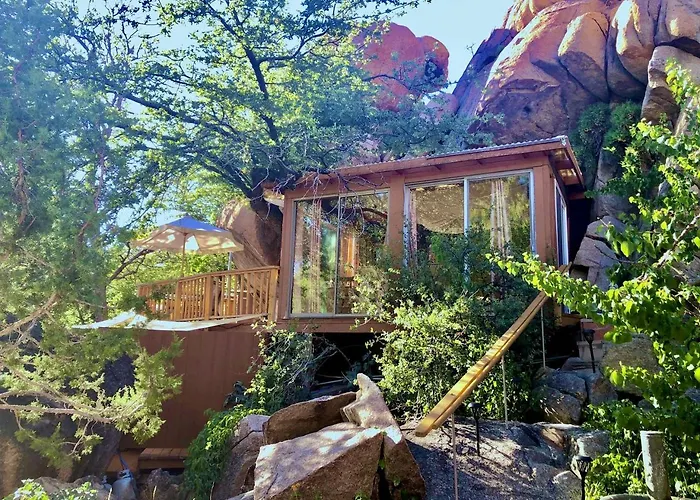 Rejuvenating Tree House Getaway With Pool Access In Prescott, Arizona