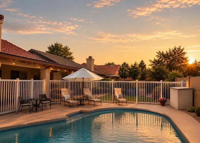 Desert Disconnect Pool And Putting Green