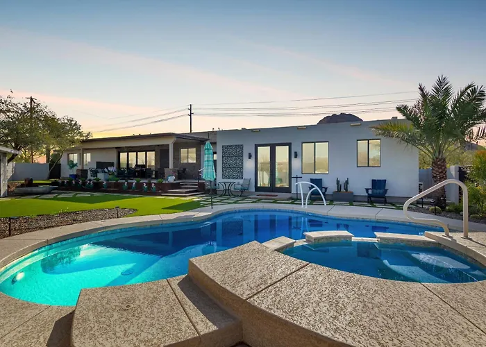 Private Desert Oasis With Heated Pool Spa Guest Casita