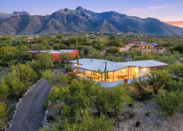 Mid Century With Hot Tub & Pool Table