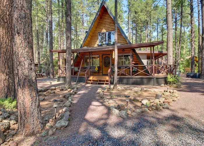 The Silly Goose A-Frame Cabin In Pinetop-Lakeside