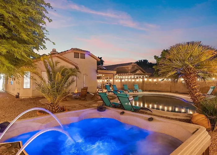 Reset & Rally! Heated Pool Spa Firepit Bbq 17 Ppl