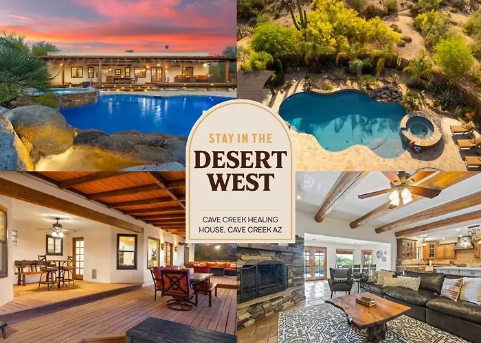 Cave Creek Healing House Heated Pool Desert Oasis