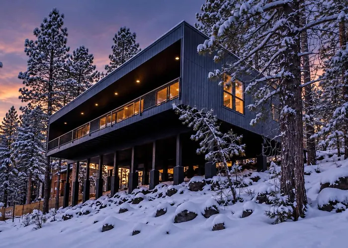 Le Cabin Noir Modern Alpine Retreat Spa Bbq