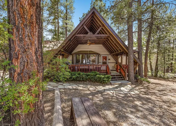 Antelope Leap The Coziest A-Frame In Ponderosa Pines Near Flagstaff