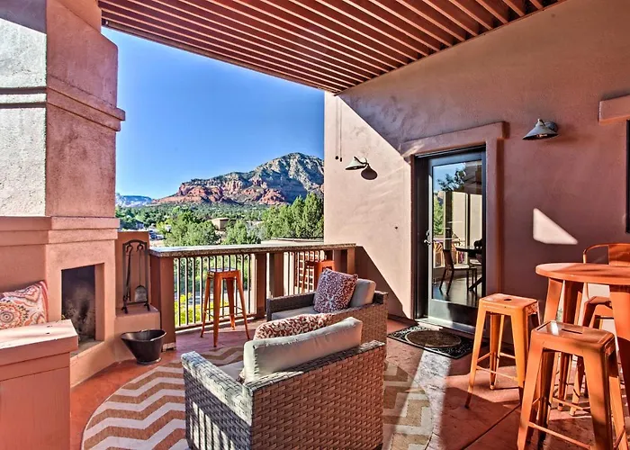 Furnished Patio & Views: West Sedona House!